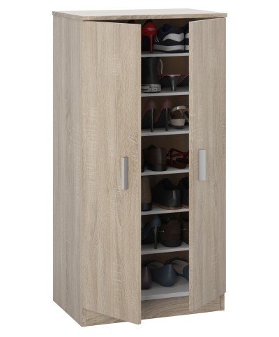 Ferramenta1.com | Kit scarpiera 2 ante + 6 ripiani 55x36x108 rovere canadian - PZ 1