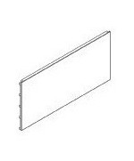Ferramenta1.com | Zaf pannello liscio cm. 47x100 grigio - PZ 2
