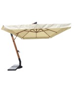 Ferramenta1.com | Ombrellone decent palo 93x93 allum legn 3x4 m - PZ 1