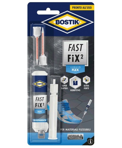 Ferramenta1.com | Bostik colla fast fix liquid flex 10 g blister - PZ 6