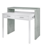 Ferramenta1.com | Kit scrivania estensibile 99x36x88h bianco cem. - PZ 1