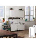 Ferramenta1.com | Kit cucina pensile 1 anta 40x30xh72 cm bianco   . - PZ 1