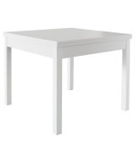 Ferramenta1.com | Kit tavolo libro 90x90/180 cm bianco frassin. - PZ 1