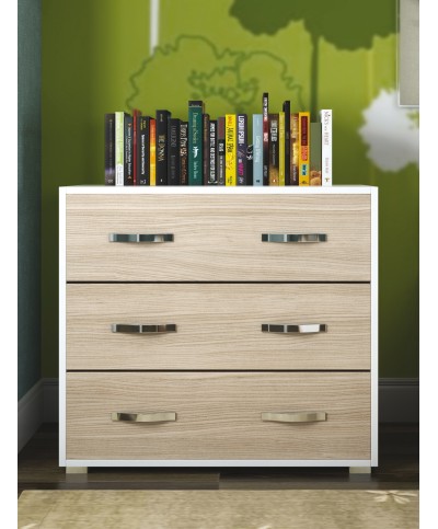 Ferramenta1.com | Linea modern cassettone 3c ol/bi 91x45xh81cm - PZ 1