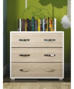 Ferramenta1.com | Linea modern cassettone 3c ol/bi 91x45xh81cm - PZ 1