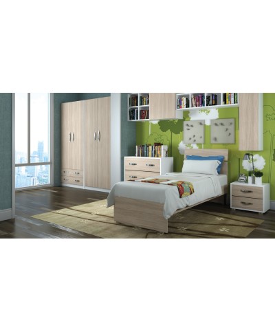 Ferramenta1.com | Linea modern letto matrim olmo 171x200x98 - PZ 1