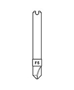 Ferramenta1.com | Silca fresa f5 (viro) x matrix mod.d740455zb - PZ 1