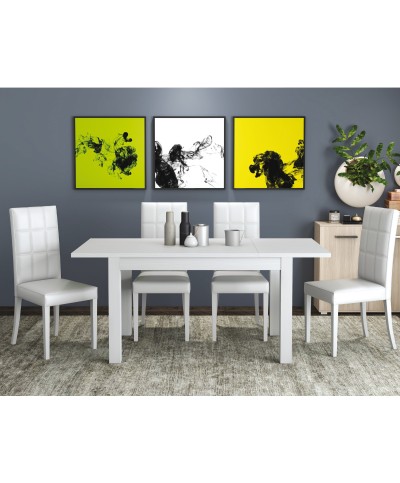 Ferramenta1.com | Kit tavolo firenze 70x110/150 bianco frassino - PZ 1