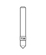 Ferramenta1.com | Silca tastatore t39 (iseo)x matrix d740367zb - PZ 1