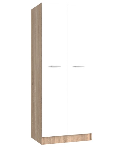 Ferramenta1.com | Kit armadio 2 ante 71x51,5xh181 cm rovere bianco - PZ 1