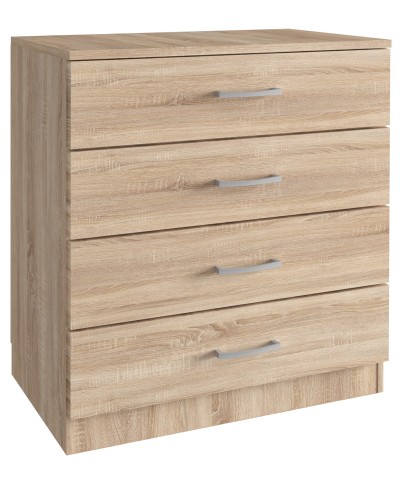 Ferramenta1.com | Kit cassettone 4 cassetti 70x40xh72 cm rovere - PZ 1