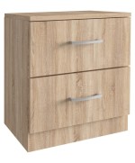 Ferramenta1.com | Kit comodino 2 cassetti 45x34xh47 cm rovere - PZ 1