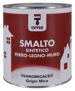 Ferramenta1.com | Smalto cuver 0,750 l micaceo grigio mica - PZ 6