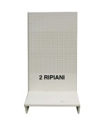 Ferramenta1.com | Scaffale a parete 200x40x205h grigio 2 ripian - PZ 1