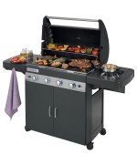 Ferramenta1.com | Barbecue dualgas 4 classic ls plus dark 12.8+2.3kw - PZ 1