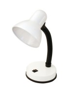 Ferramenta1.com | Lampada da scrittoio e27 charleston bianco - PZ 1