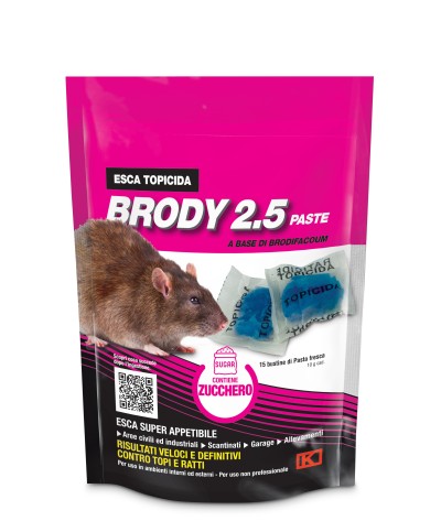 Ferramenta1.com | Esca topicida fresca brody 2.5 150 g blu zucchero - PZ 1