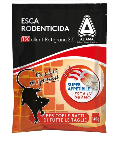 Ferramenta1.com | Esca topicida fresca ratigrano 2.5 140 g - PZ 1