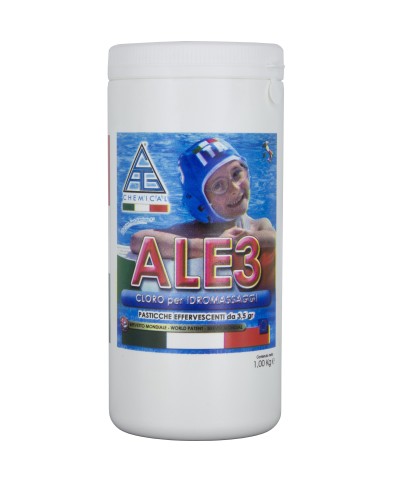Ferramenta1.com | Cloro per piscina pastigl   3 g effervesc ale3 1 kg - PZ 1