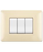 Ferramenta1.com | Placca life q living plast avorio                7p - PZ 1