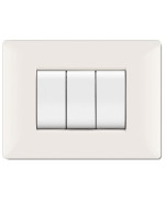 Ferramenta1.com | Placca life q living plast bianco               4p - PZ 1