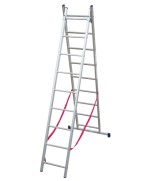 Ferramenta1.com | Scala all. facal stilo  9+ 9  gradini h 258-426 cm - PZ 1