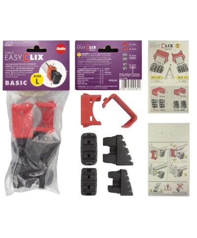 Ferramenta1.com | Hailo kit 4 piedini l per scala l40-l60 5-6-7-8 gradini - PZ 1