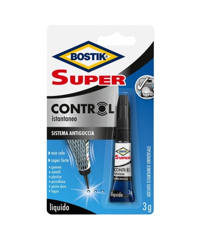 Ferramenta1.com | Bostik super control istantaneo 3 g blister - PZ 12