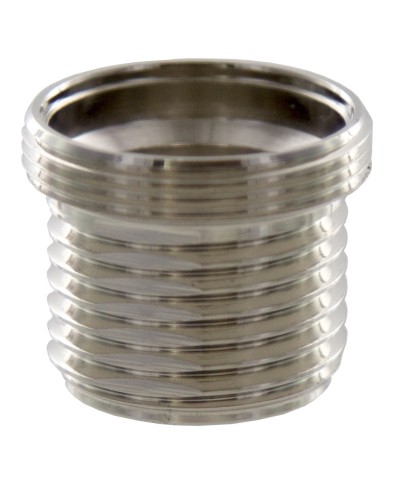 Ferramenta1.com | Raccordo ottone cromato filettato 24x1m-1/2m - PZ 10