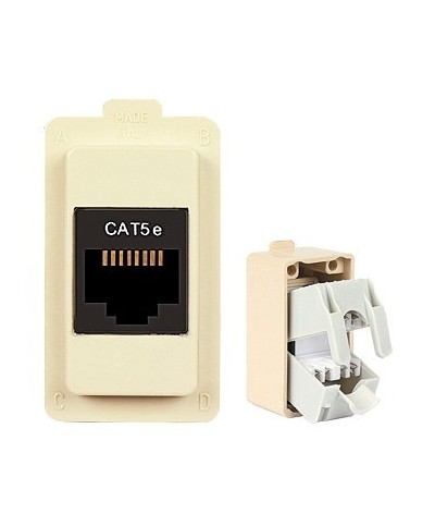Ferramenta1.com | Tondo ecl 2583 presa telefonica rj45 cat5 - PZ 10