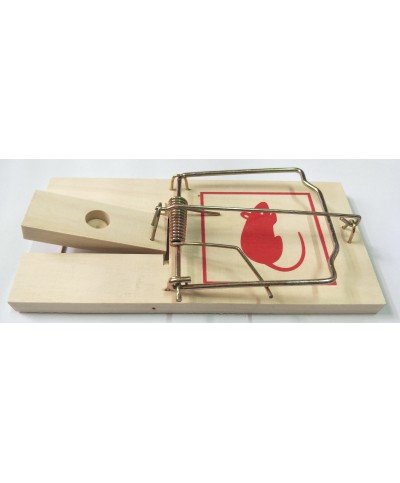 Ferramenta1.com | Trappola p/topi base legno 10,0x4,5x0,6 cm - PZ 20