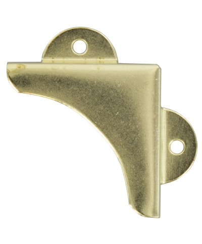 Ferramenta1.com | Fermaspecchi liscio acciaio ottonato 40x40 mm - PZ 100