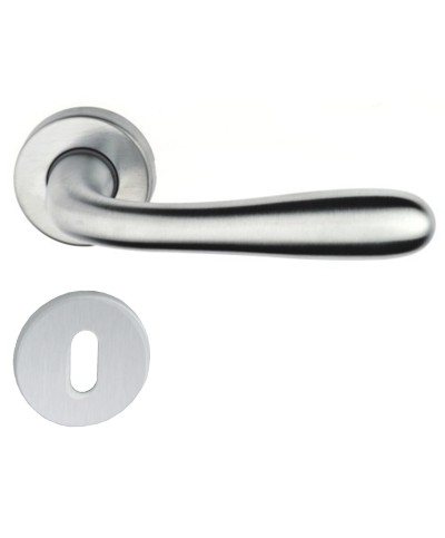 Ferramenta1.com | Maniglia alluminio agnone c/bocchetta cr sat - PZ 1