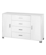Ferramenta1.com | Kit mobile 2 ante + 4 cassetti 136x41xh86 bianco - PZ 1