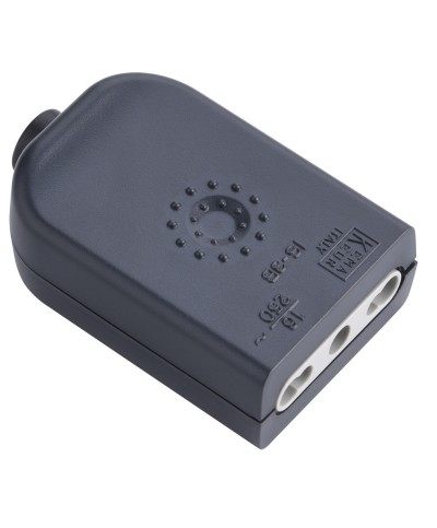 Ferramenta1.com | Presa bipasso 2p+t nero fig.1 - PZ 25