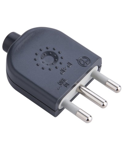 Ferramenta1.com | Spina 16a 2p+t nero fig.3 - PZ 25