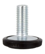 Ferramenta1.com | Piedino regolabile acciaio zincato ma10 x d 25 mm - PZ 100