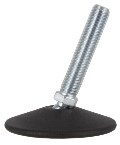 Ferramenta1.com | Piedino oscillante acciaio zincato ma10xd 60 mm - PZ 25