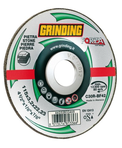 Ferramenta1.com | Grinding forza disco marmo depres 115x3,2 - PZ 25