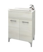 Ferramenta1.com | Lavatoio legno 60x50 cm rovere bianco - PZ 1