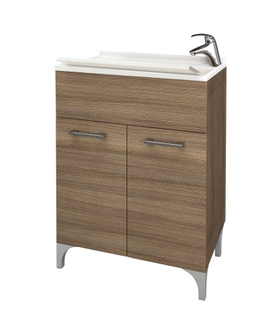 Ferramenta1.com | Lavatoio legno 60x50 cm rovere fumo - PZ 1