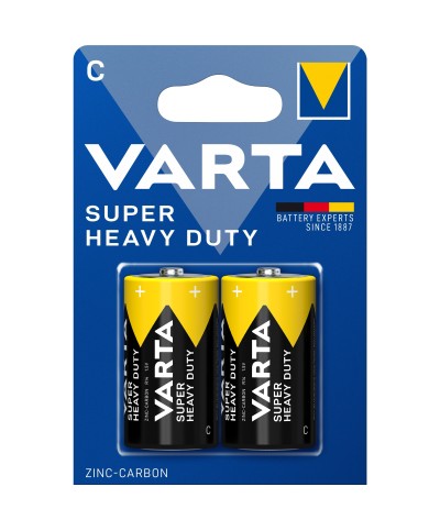 Ferramenta1.com | Varta batt superlife zinco 1/2 torcia bl 2 pz - BL 12