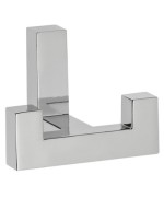 Ferramenta1.com | Appendiabiti a 2 posti wz-k2202-01 52x40 mm cromo - PZ 10