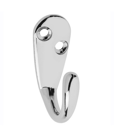 Ferramenta1.com | Gancio wz malag c0-01 17,5x44 mm cromo - PZ 50