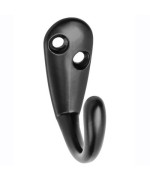 Ferramenta1.com | Gancio wz malag c0-20 17,5x44 mm nero - PZ 50