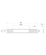 Ferramenta1.com | Cisa 06220.20.0 contropiastra serratura elettica - PZ 1