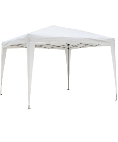 Ferramenta1.com | Gazebo in acciaio rapid pieghevole 3x3 m bianco - PZ 1