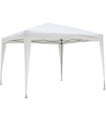 Ferramenta1.com | Gazebo in acciaio rapid pieghevole 3x3 m bianco - PZ 1