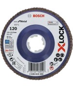 Ferramenta1.com | Bosch-a disco lamellare xlock gr 120 d 115 mm - PZ 10