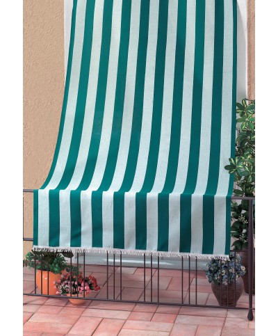Ferramenta1.com | Tenda da sole rio 140xh250 cm rigato verde - PZ 1
